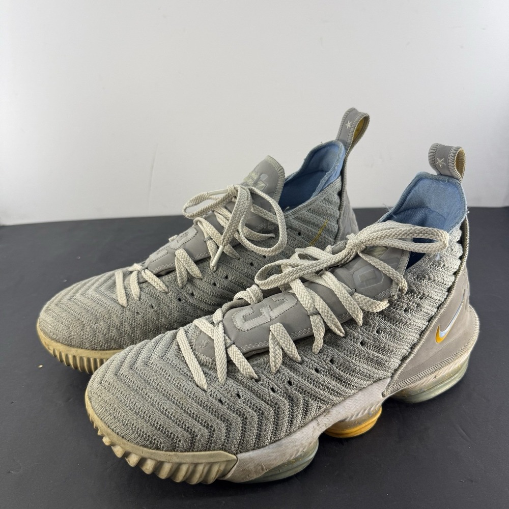 Nike LeBron 16 XVI MLPS Minneapolis Lakers Wolf Grey Blue CK4765-001 Mens Sz 10